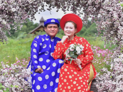 Ảnh cưới của Phạm Tấn Đại và Ái Dinh Dinh