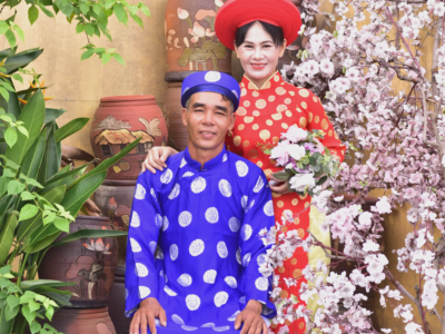 Ảnh cưới của Trần Văn Tân và Trần Thị Nga