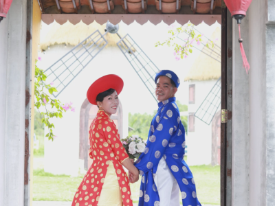 Ảnh cưới của Nguyễn Hoàng Em và Cheng Huệ Liên