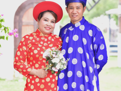 Ảnh cưới của Phạm Văn Dũng và Nguyễn Kim Ngọc