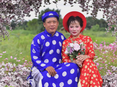 Ảnh cưới của Phạm Hồng Nam và Nguyễn Thị Mỹ Xuyên